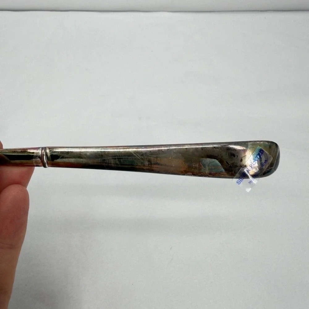 International Silver Company Silverplated Gravy Ladle Vintage Serving Spoon 7